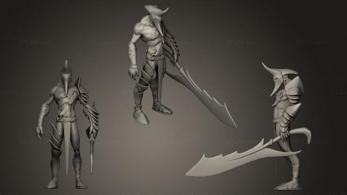 Figurines heroes, monsters and demons (Speero, STKM_0338) 3D models for cnc